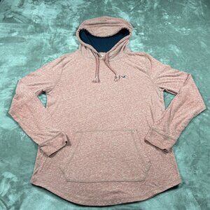 Hollister Hoodie Men's Small Heather Red Pullover Front Pocket Lightweight Beach